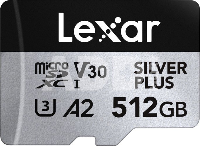 Lexar microSDXC Professional SILVER Plus UHS-I/U3/A2/4K R205/W150 (V30) 512GB
