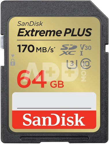 Sandisk memory card SDXC 64GB Extreme Plus