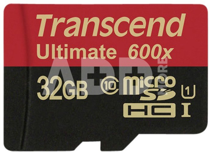 Transcend microSDHC 32GB Class 10 UHS-I MLC 600x + SD-Adapter