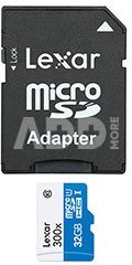 Lexar microSDXC High Speed 64GB with Adapter Class 10 300x