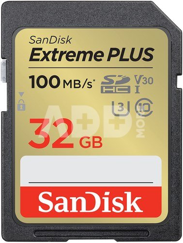 Sandisk memory card SDHC 32GB Extreme Plus