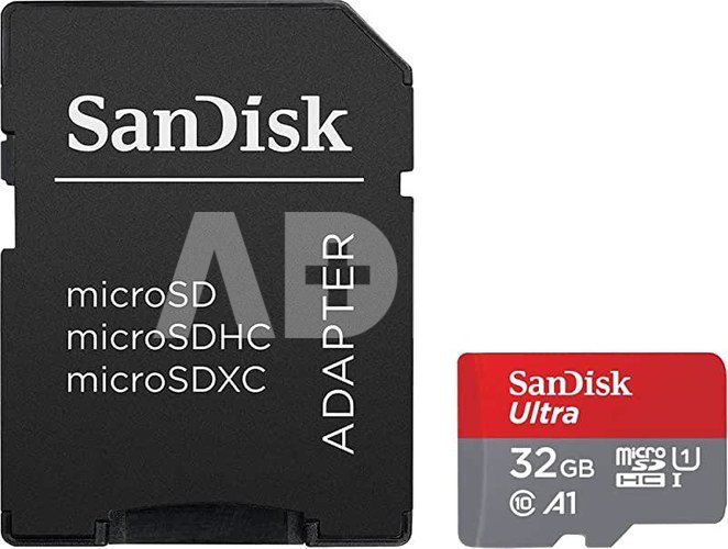 SanDisk Ultra microSDHC 32GB 120MB/s.Adapt.SDSQUA4-032G-GN6IA
