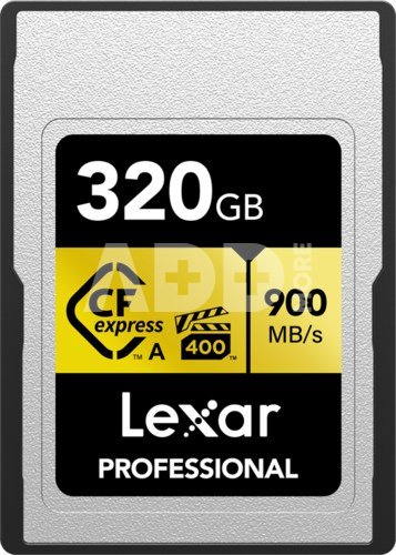 LEXAR CFEXPRESS PRO GOLD R900/W800 (VPG400) 320GB (TYPE A)