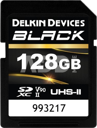 DELKIN SD BLACK RUGGED UHS-II (V90) R300/W250 128GB (NEW)