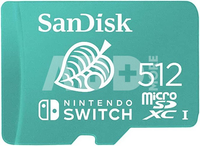 SanDisk MicroSDXC 100MB 512GB Nintendo SDSQXAO-512G-GNCZN