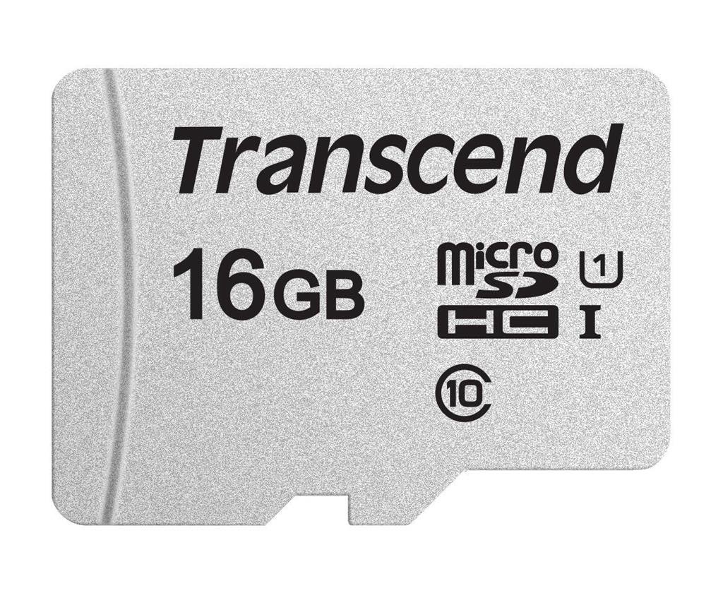 Atm.kort. TRANSCEND TS16GUSD300S-A