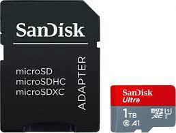 Atm.kort. SANDISK Ultra microSDXC 1TB + adapteris