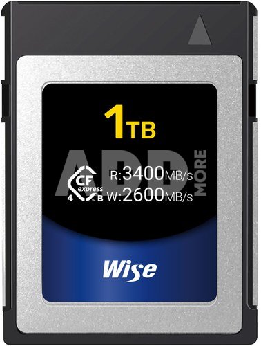 Wise 1TB CFexpress 4.0 Type B Memory Card 2600 MB/s