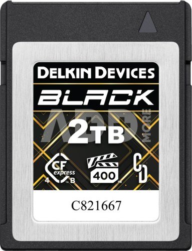 Delkin CFexpress 4.0 BLACK | Type B | R3700/W3220 (VPG400) 2TB