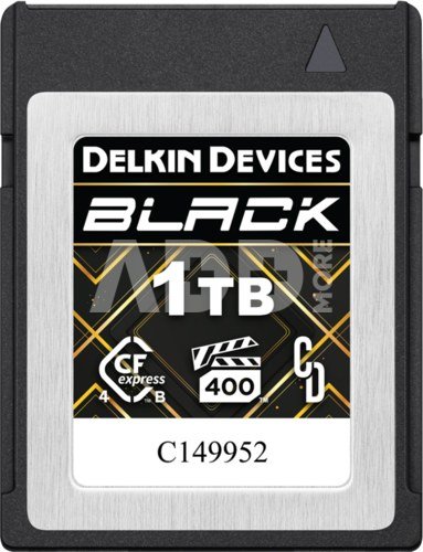 Delkin CFexpress 4.0 BLACK | Type B | R3630/W3130 (VPG400) 1TB