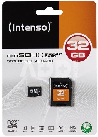 Intenso Micro SDHC 32GB Class4 3403480