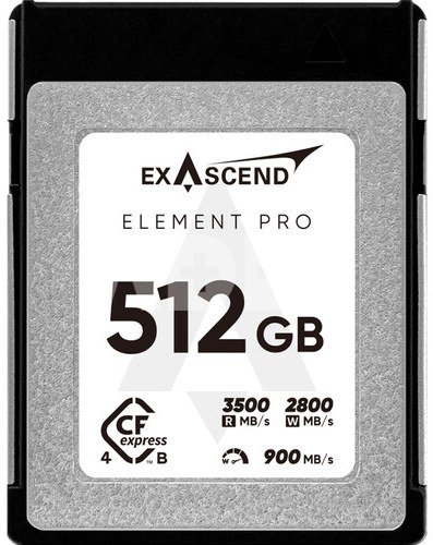 Exascend CFexpress 4.0 Type B Element Pro Series 512GB