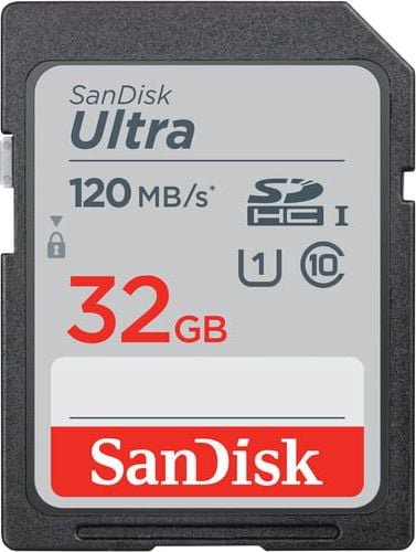 Tab SanDisk Ultra SDHC 32 GB Class 10 UHS-I/U1 (SDSDUN4-032G-GN6IN)