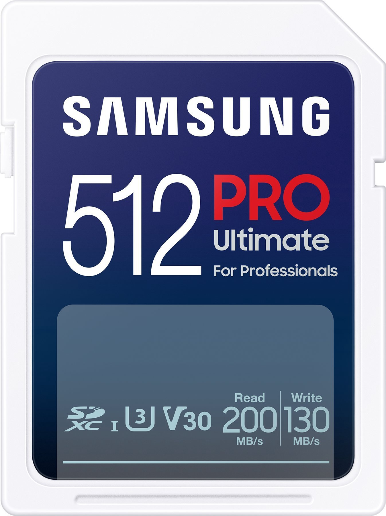 Tab Samsung Pro Ultimate SDXC 512 GB UHS-I U3 V30 (MB-SY512S/WW)