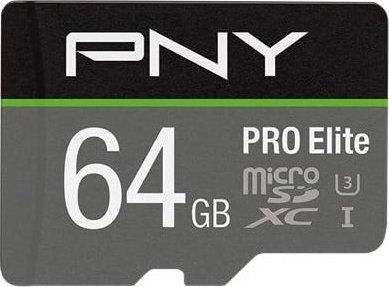 Tab PNY PRO Elite MicroSDXC 64 GB Class 10 UHS-I/U3 A1 V30 (P-SDU64GV31100PRO-GE)