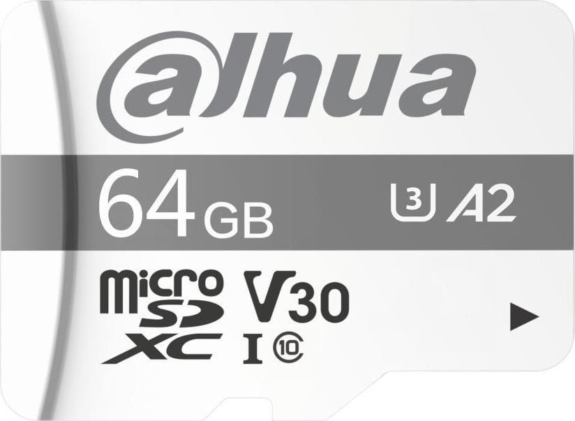 Card Dahua Technology TF-P100 MicroSDXC 64 GB Class 10 UHS-I U3 A1 V30 (TF-P100-64GB)