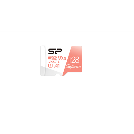 Micro SD Silicon Power Superior  128 GB  microSDXC  Flash memory class 10