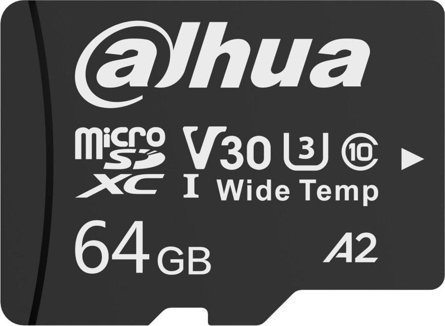 Card Dahua Technology TF-W100 MicroSDXC 64 GB Class 10 U1 A2 V10 (TF-W100-64GB)