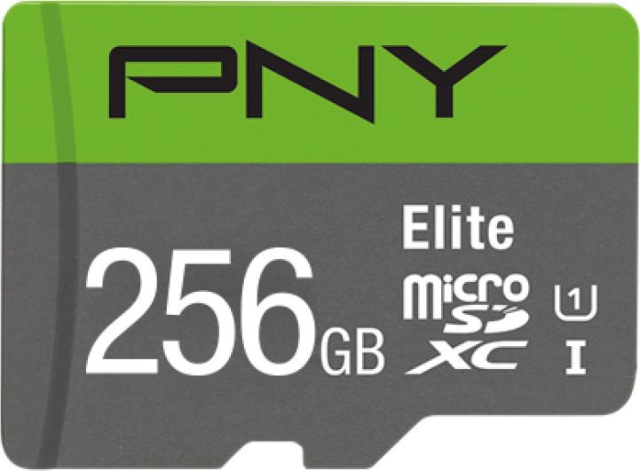 Tab PNY Elite MicroSDXC 256 GB Class 10 UHS-I/U1 A1 V10 (P-SDU256V11100EL-GE)