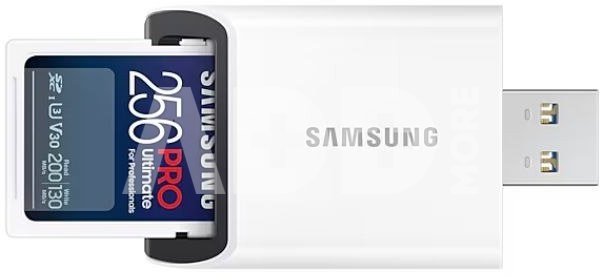 Samsung Memory card SD MB-SY256SB/WW 256GB Pro Ultimate + reader