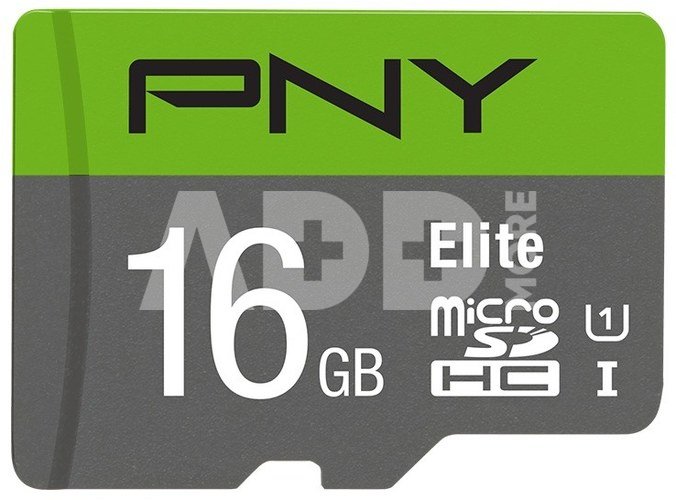 PNY Memory card microSDHC Elite 16GB P-SDU16GU185GW-GE