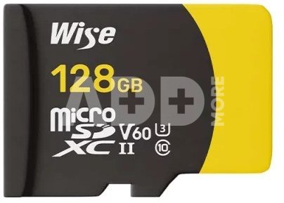 Wise 128GB microSDXC UHS-II V60 Memory Card