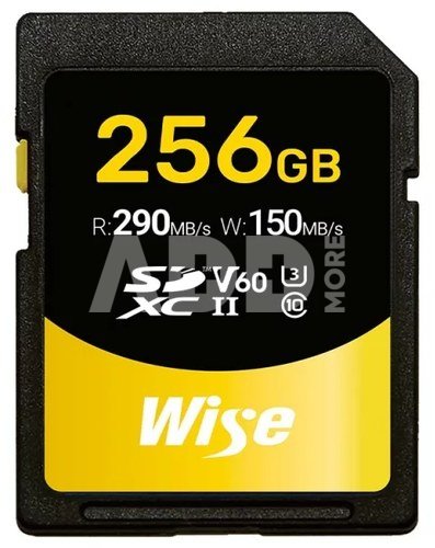 Wise 256GB SDXC UHS-II V60 Memory Card