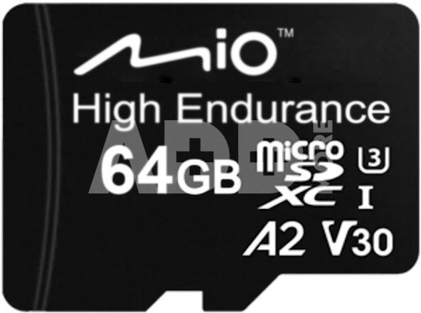 Mio High Endurance | 64 GB | MicroSD | Flash memory class UHS-I