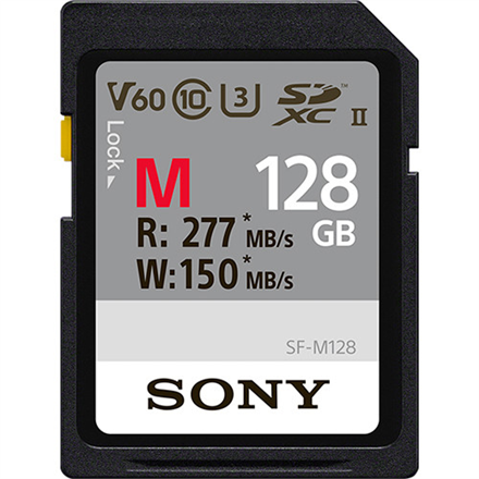Sony 128 GB SF-M Series UHS-II SD Memory Card | Sony | 128 GB | SDXC | Flash memory class 10|SFG1M
