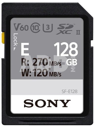 Sony | UHS-II SDXC Memory Card | SF-E | 128 GB | SDXC | Flash memory class 10, U3, V60