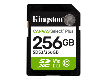 KINGSTON 256GB SDXC Canvas Select Plus|SDS3/256GB