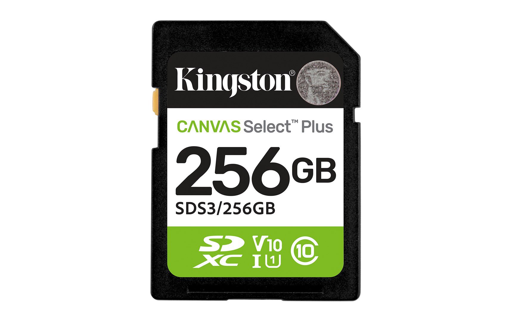 Kingston Technology Canvas Select Plus Gen3 256 GB SD UHS-I Klasės 10