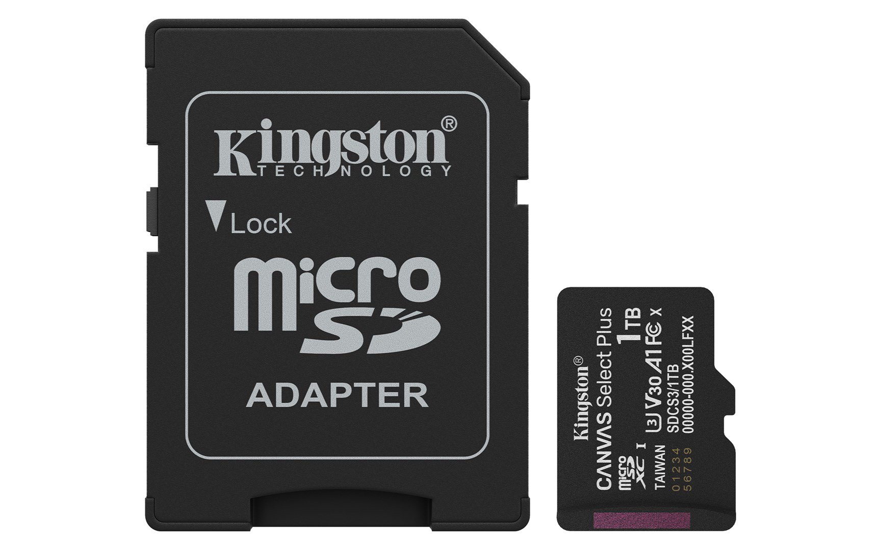 Kingston Technology Canvas Select Plus Gen3 1 TB MicroSDXC UHS-I Klasės 10