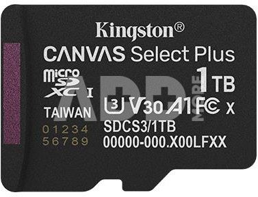 MEMORY MICRO SDXC 1TB UHS-I/SDCS3/1TBSP KINGSTON