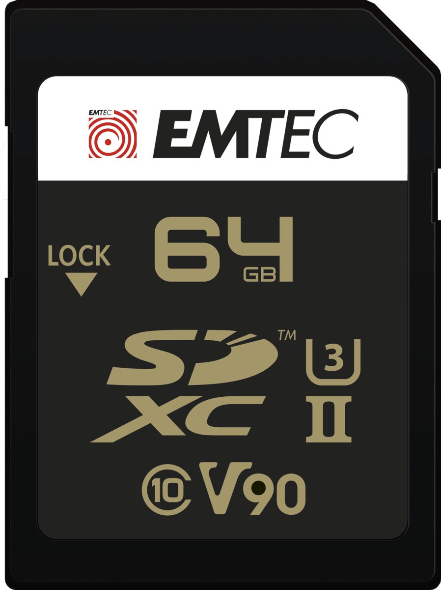 Emtec SD 64GB UHS-II U3 V90 SpeedIN Pro+