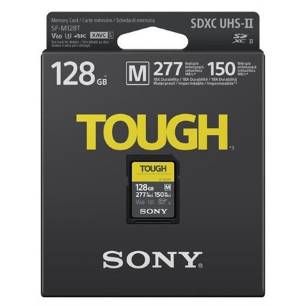 Sony | Tough Memory Card | UHS-II | 128 GB | SDXC | Flash memory class 10|SFM128T1.SYM