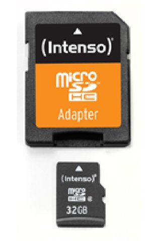 Atm.kort. INTENSO 32GB microSDHC adapter