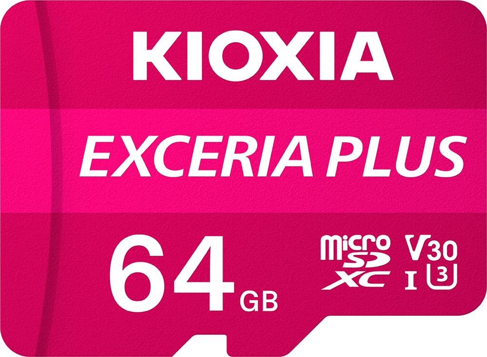 Tab Kioxia Exceria Plus MicroSDXC 64 GB Class 10 UHS-I/U3 A1 V30 (LMPL1M064GG2)