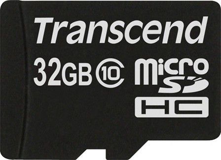 Card Transcend 133x MicroSDHC 32 GB Class 10 (TS32GUSDC10)
