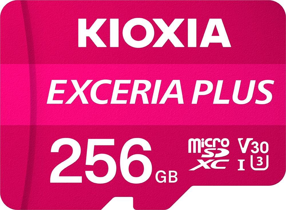 Tab Kioxia Exceria Plus MicroSDXC 256 GB Class 10 UHS-I/U3 A1 V30 (LMPL1M256GG2)