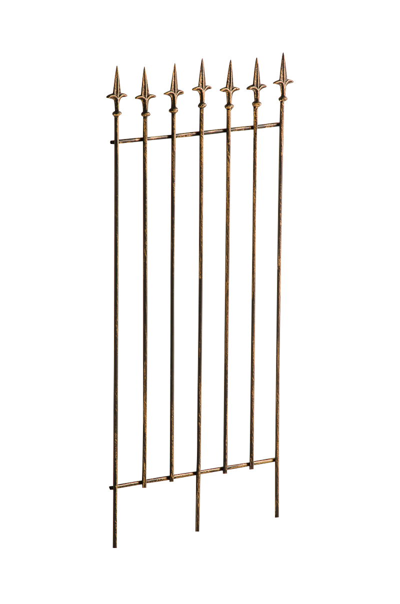 Sodo grotelės ELISA 100 x 50 cm bronza