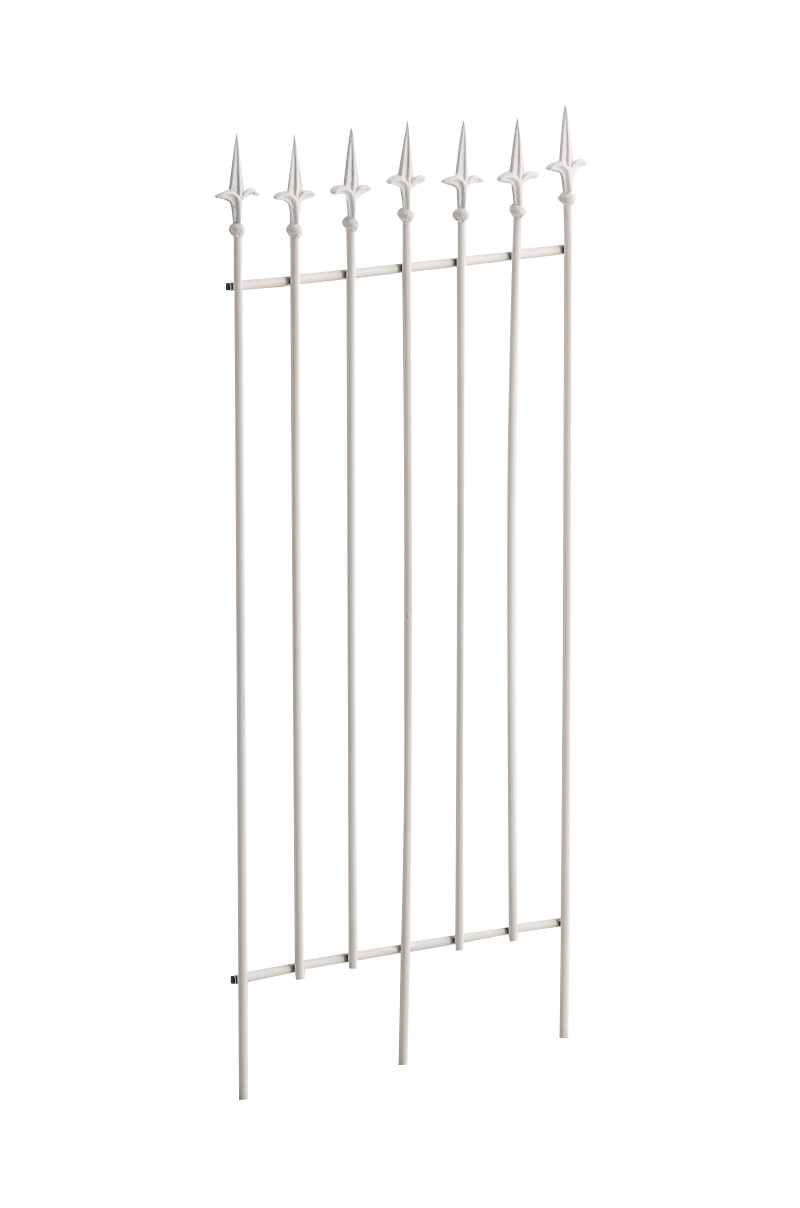 Sodo grotelės ELISA 100 x 50 cm baltos spalvos
