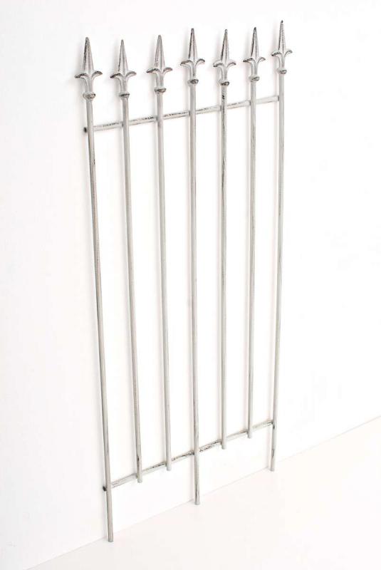 Sodo grotelės ELISA 100 x 50 cm antikvarinės baltos spalvos