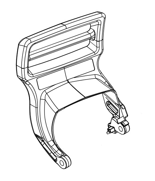 Brake lever asy 431SX; CS-4310SX, Echo