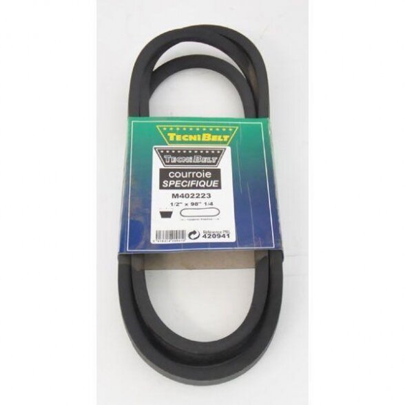 V Formos Diržas 1/2″X98-1/4″