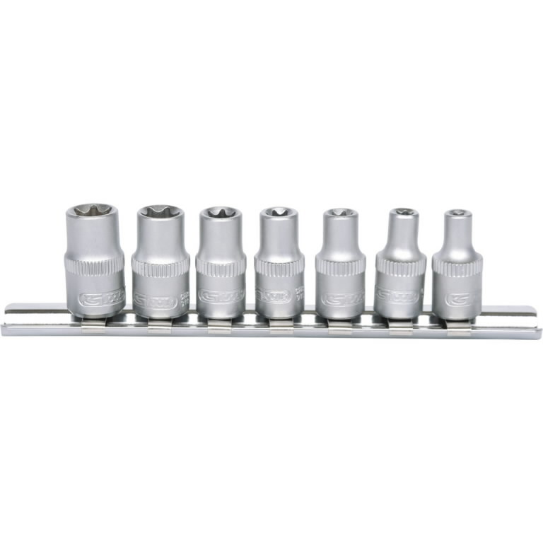 Galvučių komplektas 1/4 E-Torx E4-E11 7vnt, KS Tools