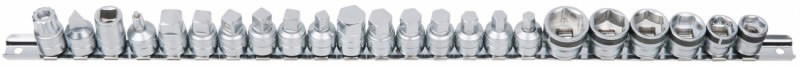 Galvučių komplektas 3/8" MASTER , 23 vnt, KS Tools