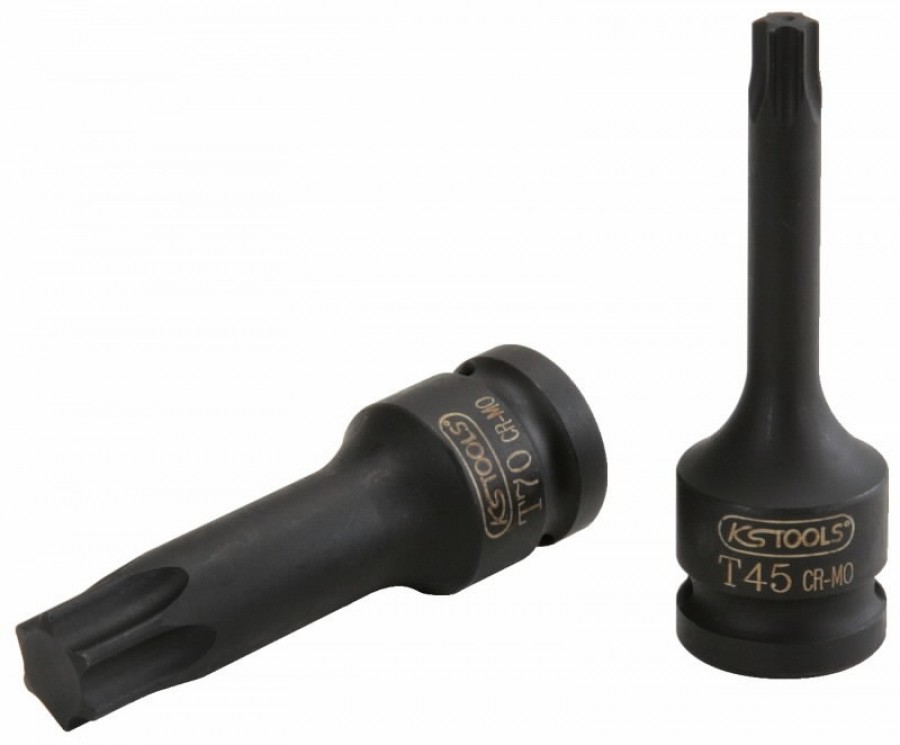 Smūginė galvutė antgalis  1/2", TX55, ilga, KS Tools