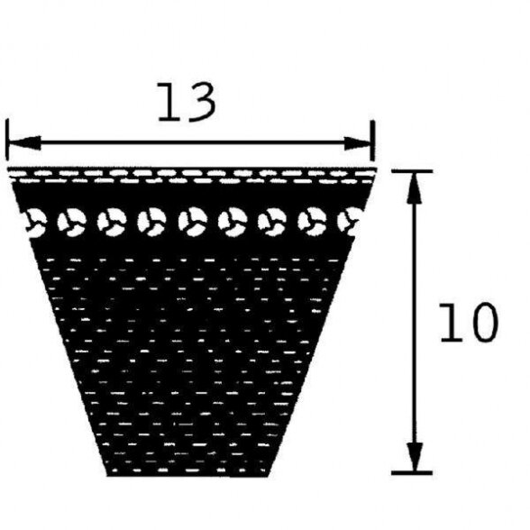 Vintiletoriaus Diržas 13×990