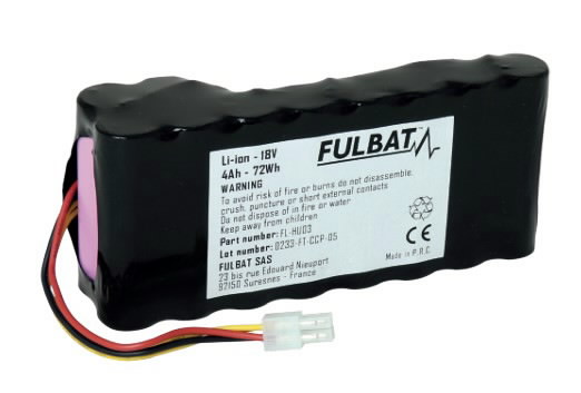 Akumuliatorius Husqvarna 18V, 4Ah FL-HU03, FULBAT SAS